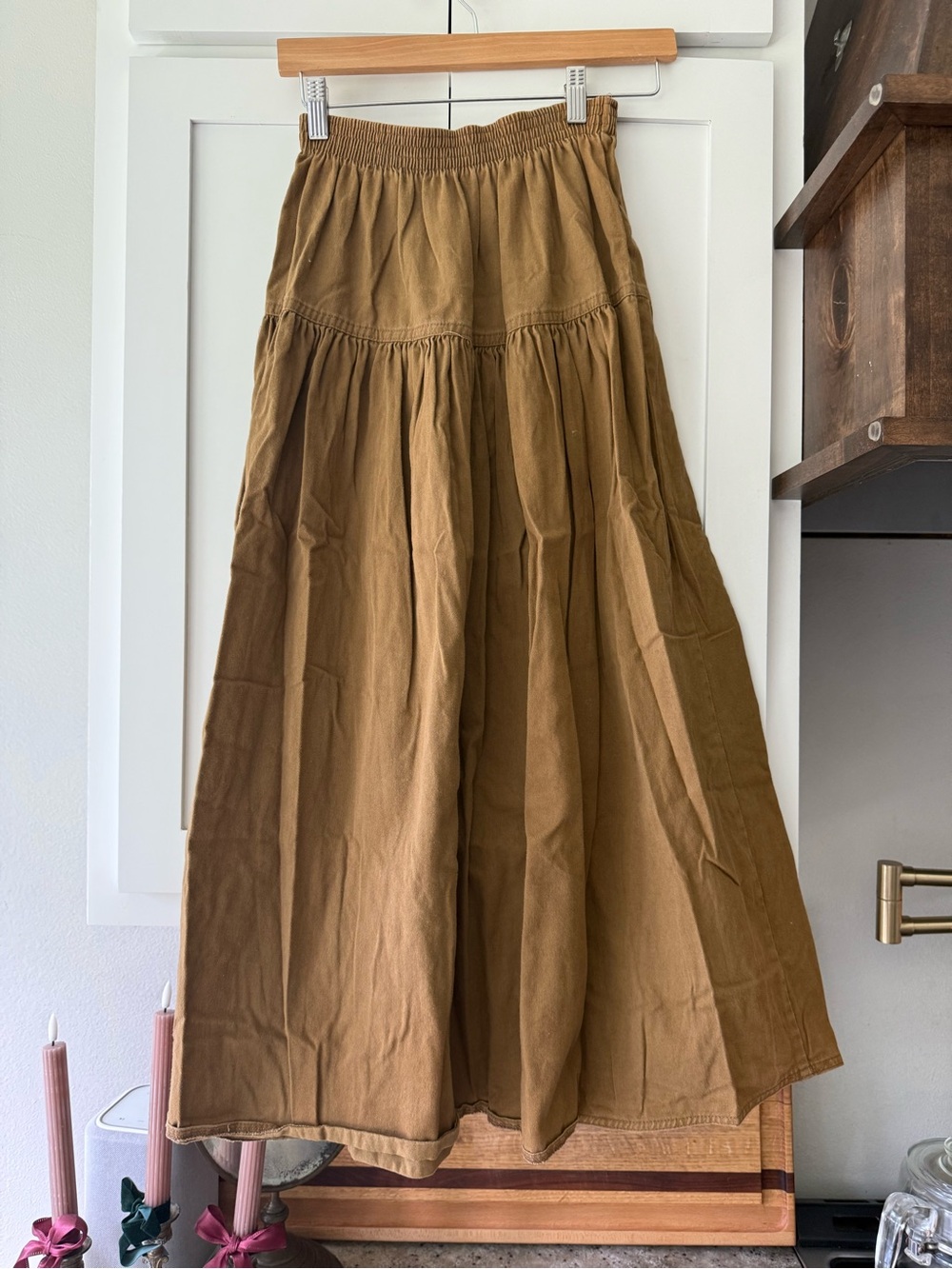 Vintage Sunbelt Sportswear| Brown Cotton Skirt Set| Medium| Made in USA - Picture 2 of 6